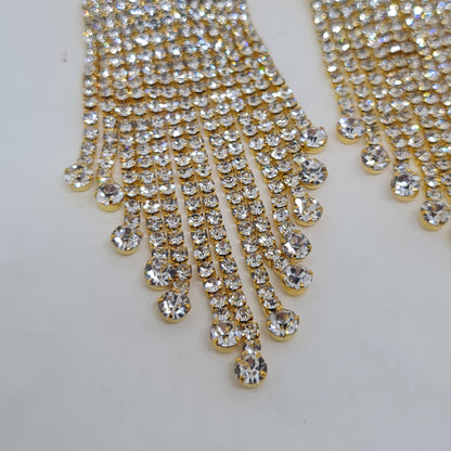 ORECCHINI CASCATA DI STRASS