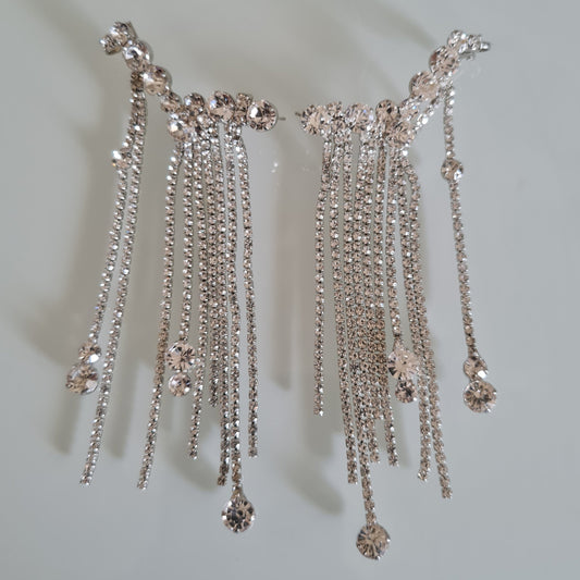 ORECCHINI FRANGIA DI STRASS