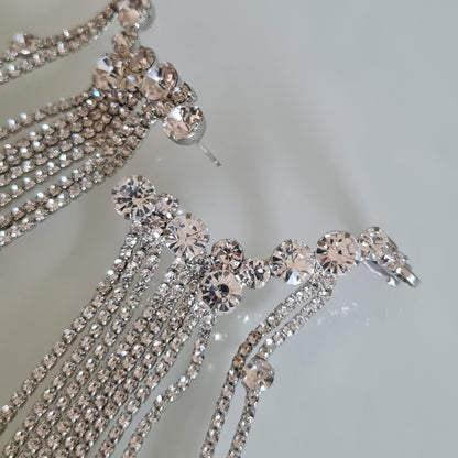 ORECCHINI FRANGIA DI STRASS