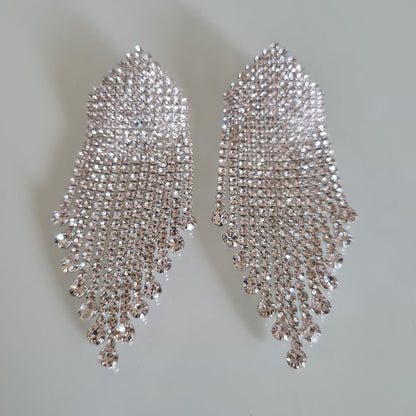 ORECCHINI CASCATA DI STRASS
