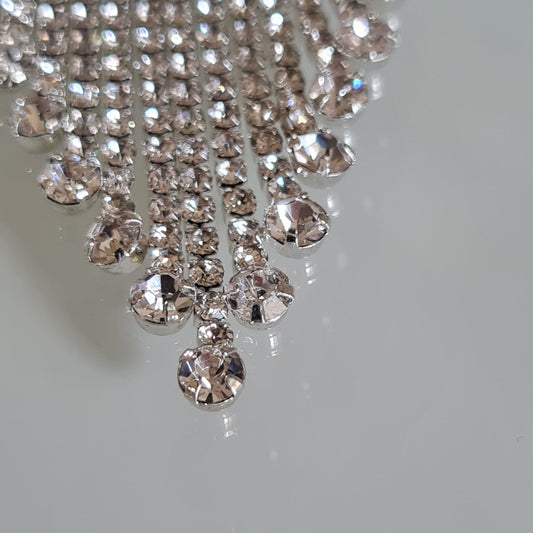 ORECCHINI CASCATA DI STRASS