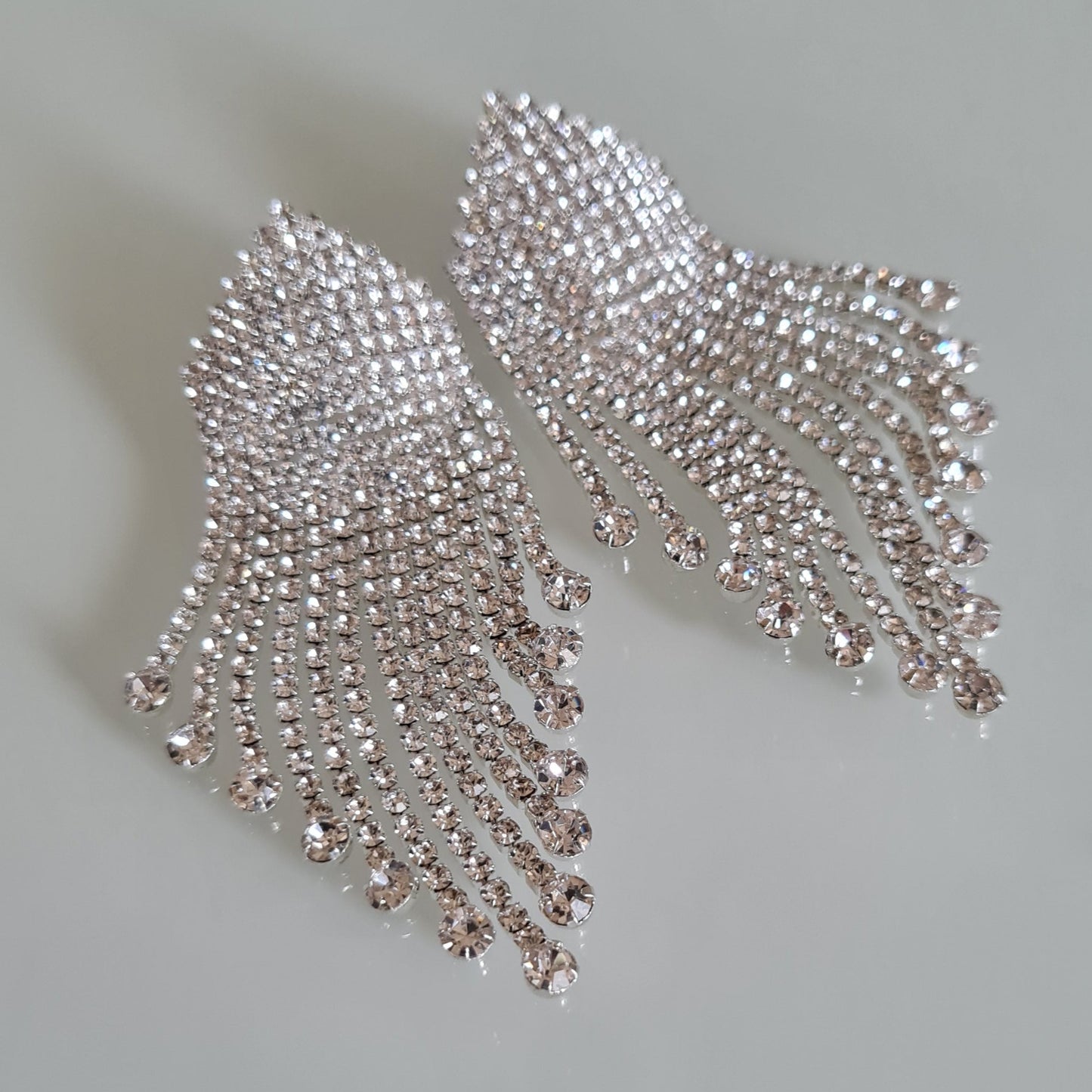 ORECCHINI CASCATA DI STRASS