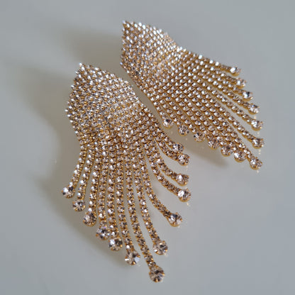 ORECCHINI CASCATA DI STRASS