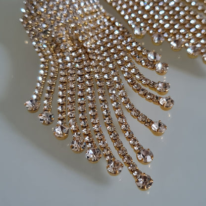 ORECCHINI CASCATA DI STRASS